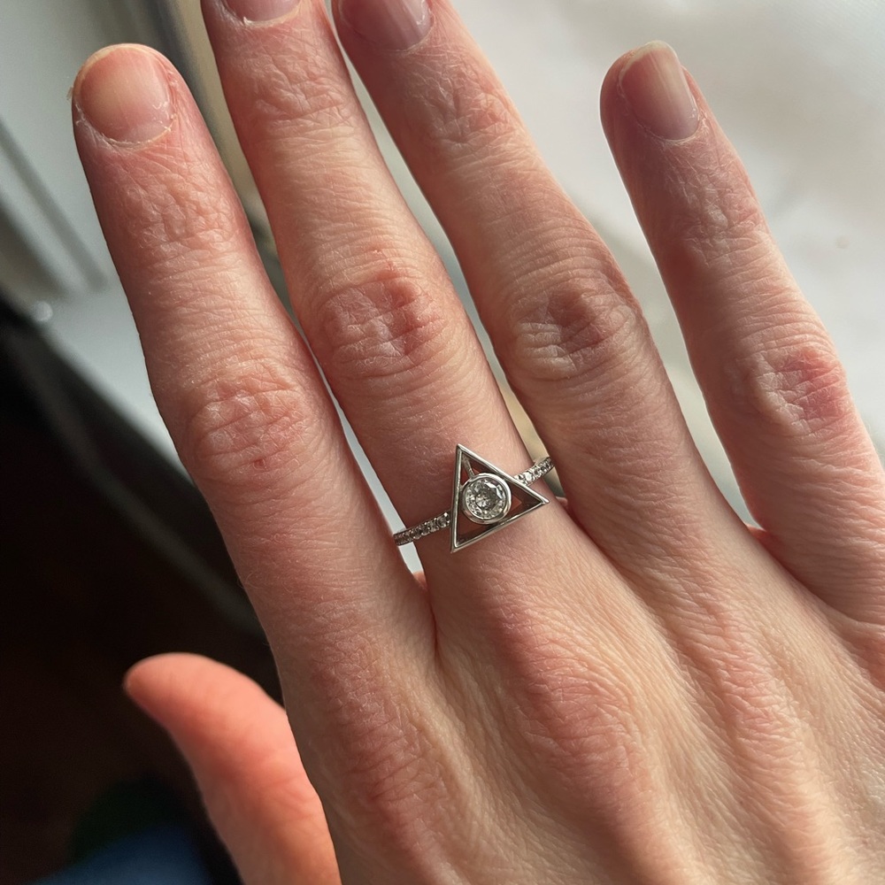 Charmed Aroma Harry Potter Deathly Hallows Ring
- Size 5